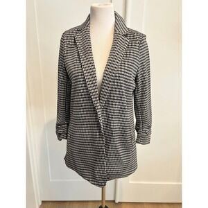 Philosophy Republic Clothing Houndstooth Blazer Jacket  M Viscose‎ Blend Women's